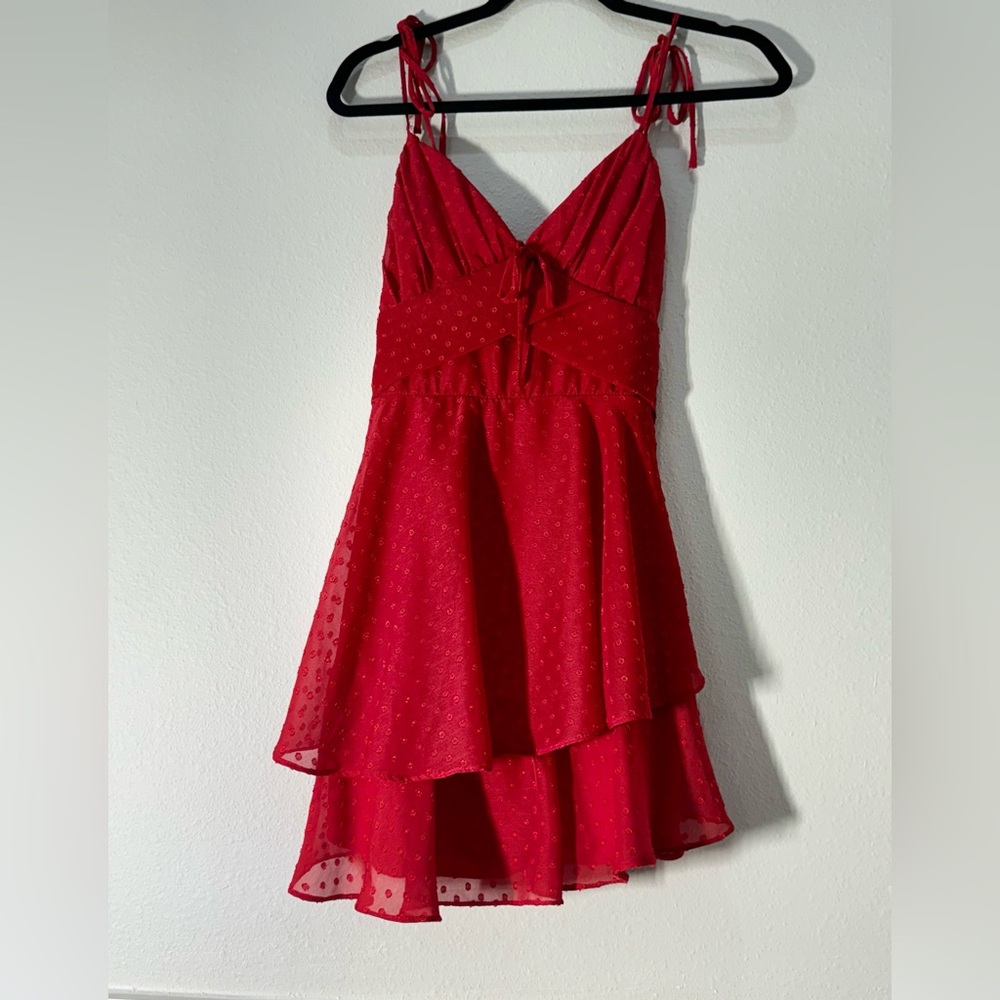 B. DARLIN GORGEOUS ,SEXY RED DRESSS SIZE 8